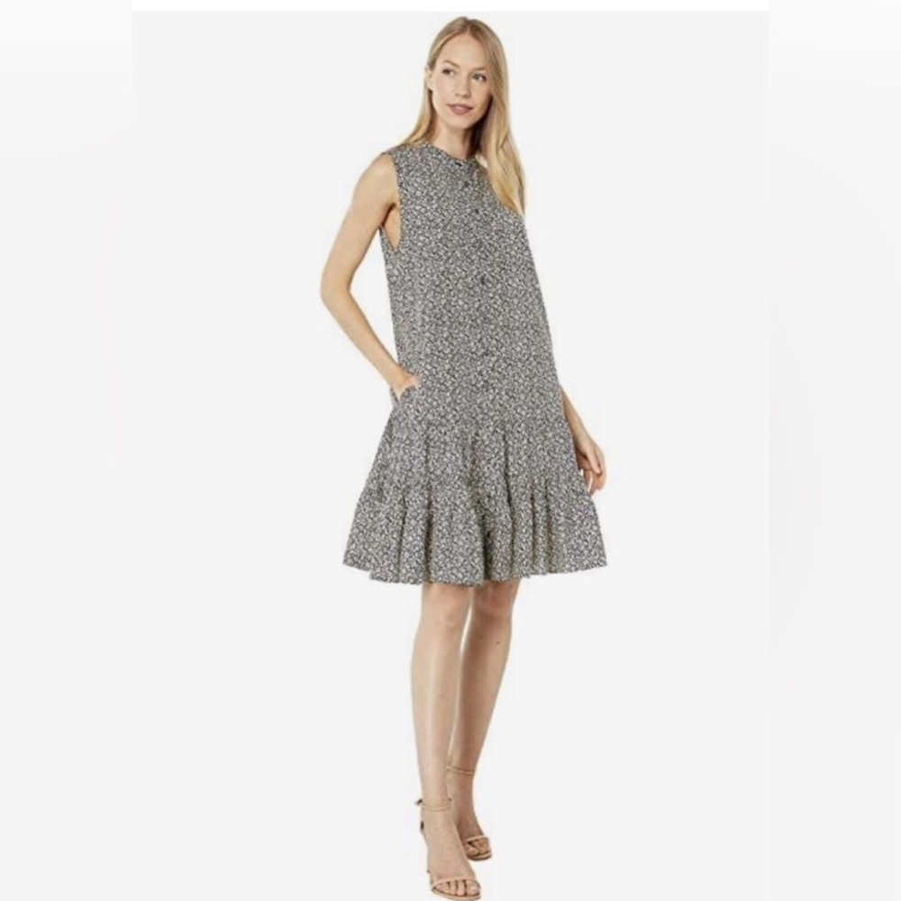 JOIE ALAGA SLEEVELESS DRESS TIRED BUTTONS LIMITED EDITION FLORAL
